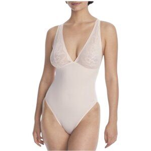 Dkny Lace Comfort Stretch Bodysuit - Blush